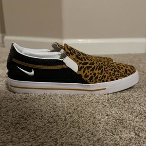 Nike Court Legacy Slip-On Women's Leopard Print